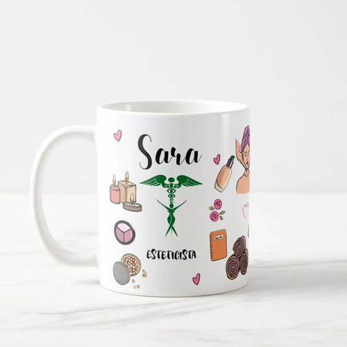 Caneca Presente Criativo Esteticista Profissão Estética