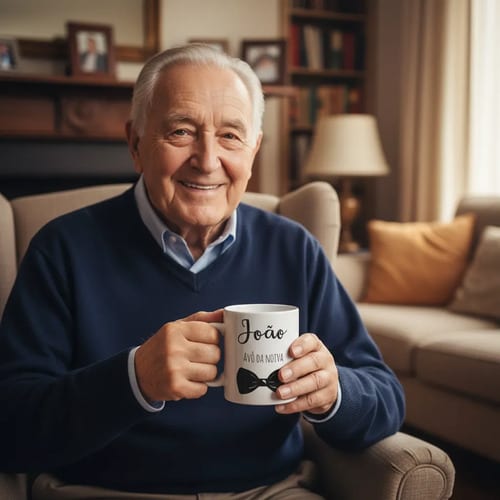 Caneca Personalizada Avô da Noiva Lembrança de Gravata
