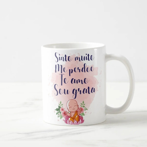 Caneca Baby Buda Personalizada com o Nome Hooponopono Mantra