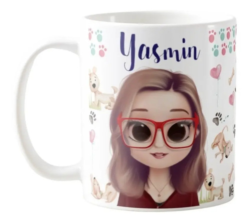 Caneca Personalizada Criativa de Vira Lata Neutra com Avatar - Hobbies (Cachorro)