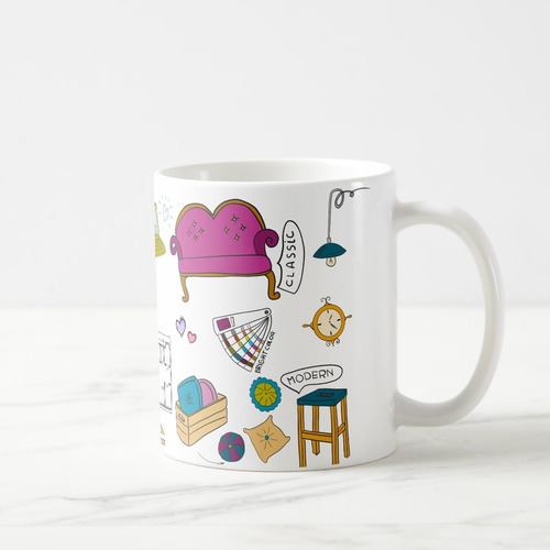 Caneca Presente Personalizado Profissão Design de Interiores