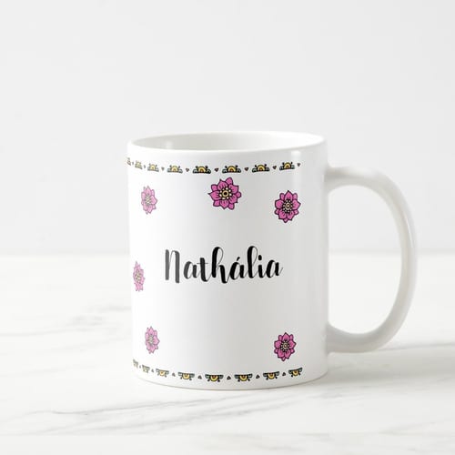 Caneca Personalizada Frase Gratidão Muda Tudo com Nome