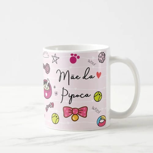 Caneca Pet Presente Personalizado Mãe de Maltes
