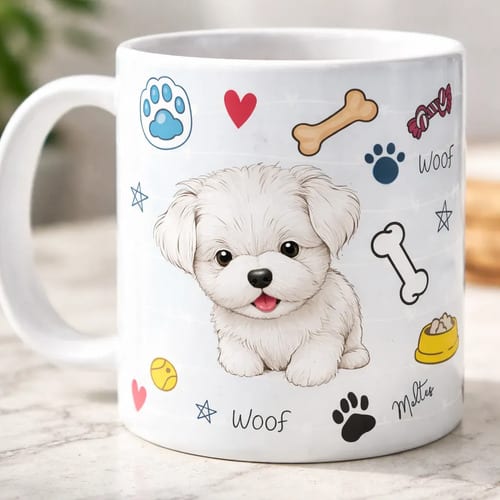 Caneca Maltes Pet Cachorro Personalizada
