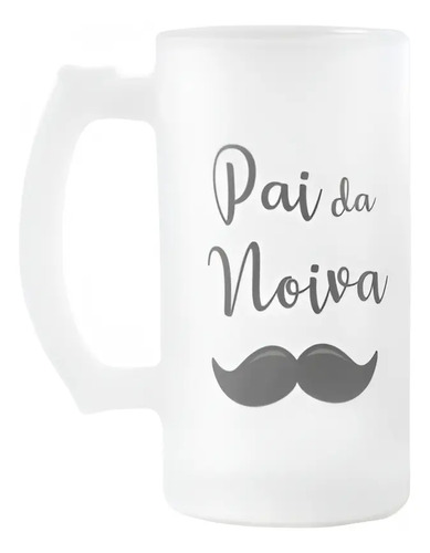 Copo de Cerveja Personalizado Presente Familia Casamento Pai - Casamento (Noiva)