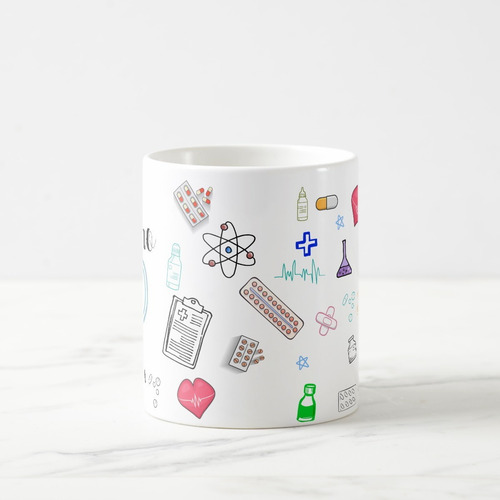 Caneca Farmácia Profissão Presente Formatura Farmacêutico
