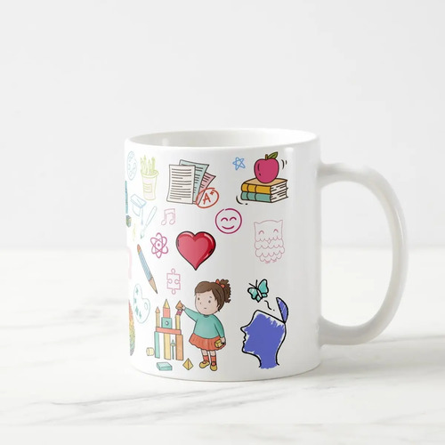 Caneca Criativa Presente Psicopedagoga Psicopedagogia