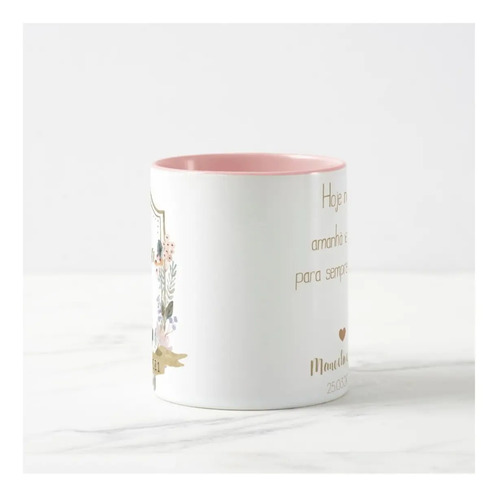 Caneca Feminina Casamento Presente Especial Mãe dos Noivos