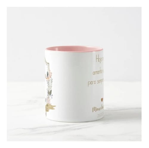 Caneca Feminina Casamento Presente Especial Mãe dos Noivos