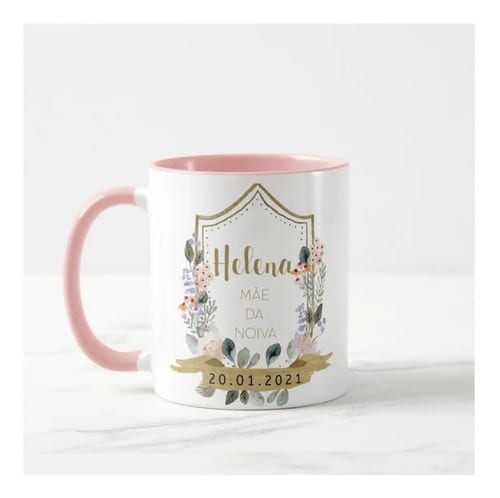 Caneca Feminina Casamento Presente Especial Mãe dos Noivos
