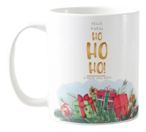 Caneca Natalina Personalizada para Feliz Natal e Ano Novo - Outros (Feliz Natal e Ano Novo)