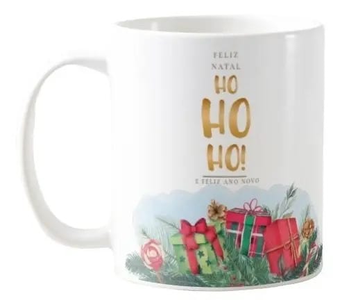 Caneca Natalina Personalizada para Feliz Natal e Ano Novo - Outros (Feliz Natal e Ano Novo)