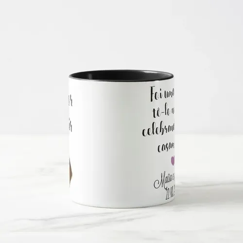 Caneca Personalizada Presente Pastor Celebrante de Casamento