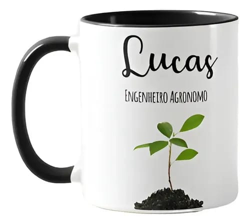 Caneca Personalizada Agronomia Profissão Engenheiro Agrônomo - Profissões (Engenheiro(a))