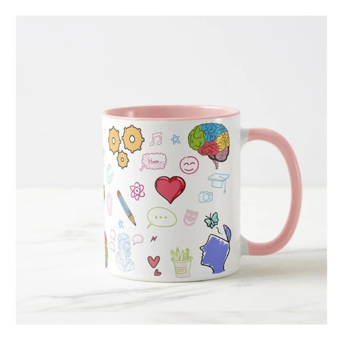 Caneca Presente Criativo Personalizado Profissão Psicóloga