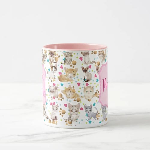 Caneca Personalizada Feminina Presente Mãe de Gato