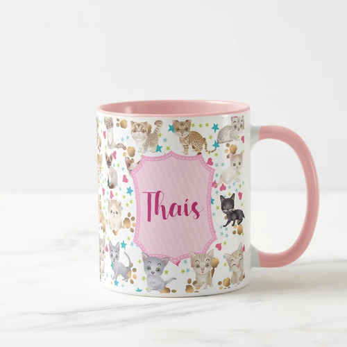 Caneca Personalizada Feminina Presente Mãe de Gato