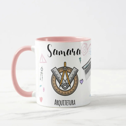 Caneca Arquitetura Presente Arquitetura com Nome Feminino