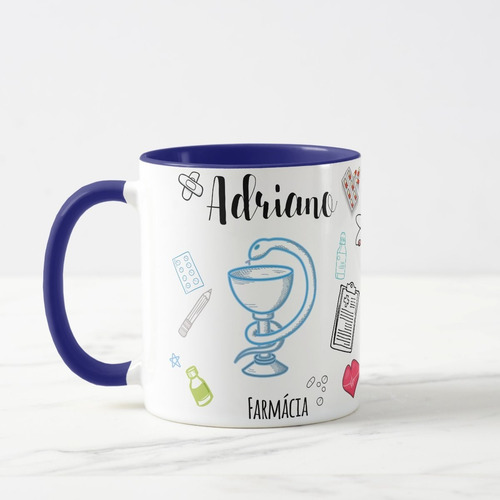 Caneca Farmácia Profissão Presente Criativo Farmacêutico