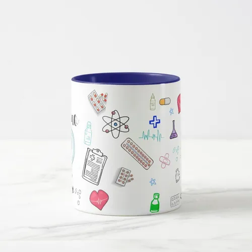 Caneca Farmácia Profissão Presente Criativo Farmacêutico