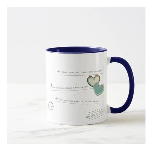 Caneca Vô Personalizada com Nome Presente Dia dos Pais Avô