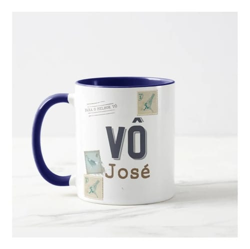 Caneca Vô Personalizada com Nome Presente Dia dos Pais Avô - Família (Avô)