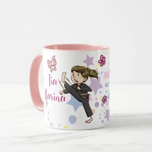 Caneca Professora de Kung Fu com Agradecimento