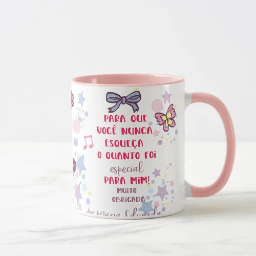 Caneca Professora de Kung Fu com Agradecimento