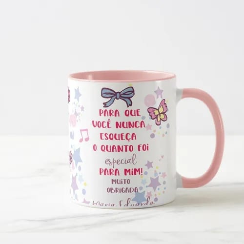 Caneca Professora de Kung Fu com Agradecimento