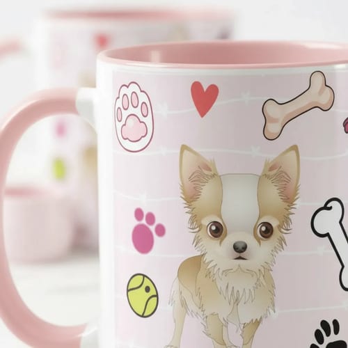 Caneca Criativa Mãe de Chihuahua Cachorro Personalizada - Pet (Mãe)