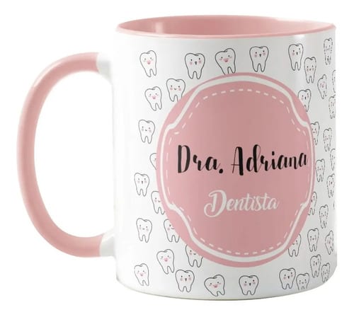 Caneca Profissão Dentista Odontologia - Profissões (Dentista)