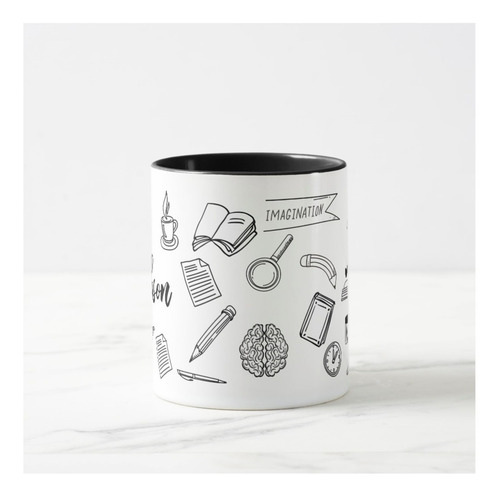 Caneca Livros Presente Personalizado Profissão Escritora