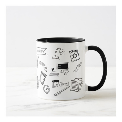 Caneca Livros Presente Personalizado Profissão Escritora