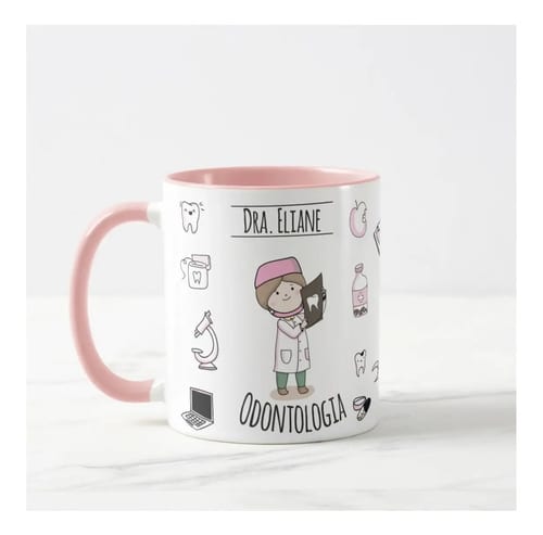 Caneca Presente Odontologia Profissão Especial Dentista
