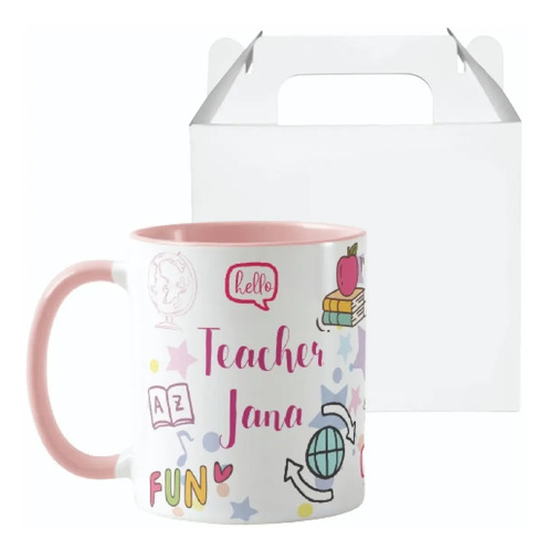 Caneca Personalizada Presente Professores - Dia dos Professores (Professor(a))