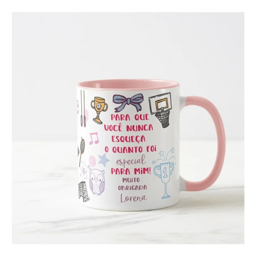 Caneca Presente Professora de Educação Física Agradecimento