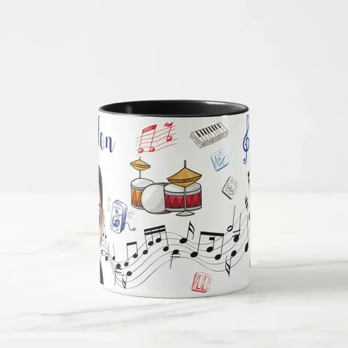 Caneca Personalizada Rock Presente Criativo Músico Música