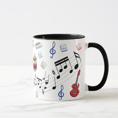 Caneca Personalizada Rock Presente Criativo Músico Música