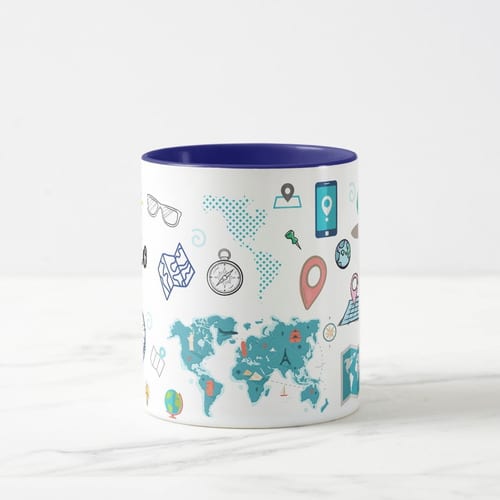 Caneca Geógrafo Presente os Amantes da Geografia