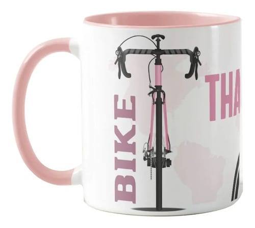 Caneca Ciclista Presente Especial Feminino com Nome - Hobbies (Esportista)