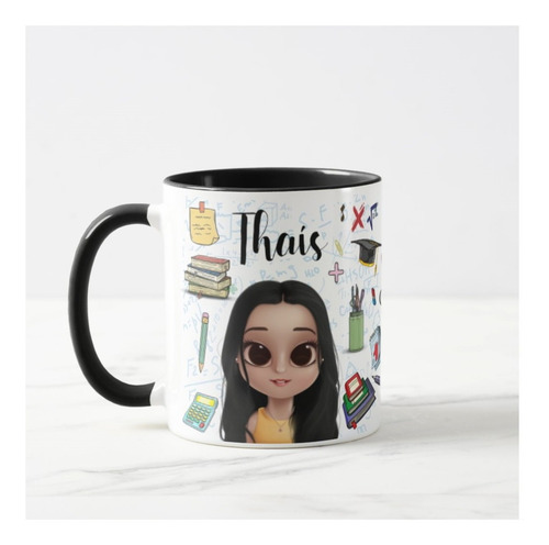 Caneca Personalizada Criativa Concurseiros com Nome e Avatar