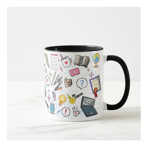 Caneca Personalizada Criativa Concurseiros com Nome e Avatar