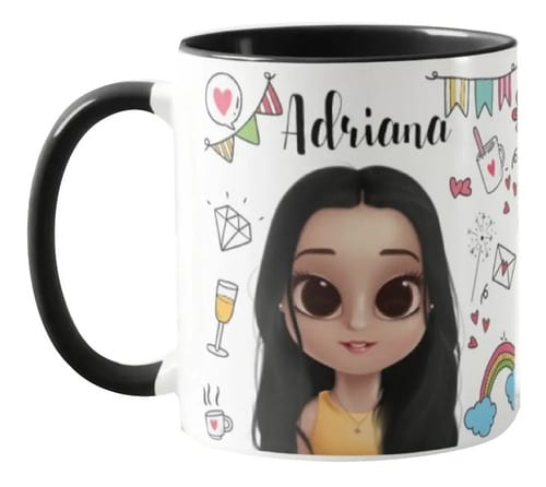 Caneca Divertida Presente Criativo Mulher Feliz Aniversário - Hobbies (Aniversário)