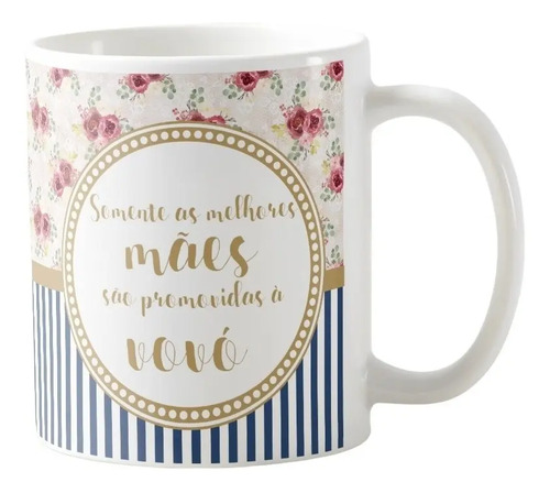 Caneca Personalizada Promovida a Avó - Dia das Mães - Família (Avós)