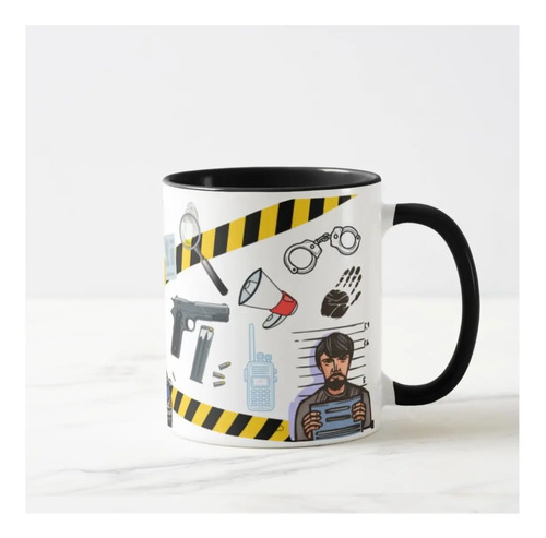 Caneca Profissões Presente Criativo Militar para Policiais