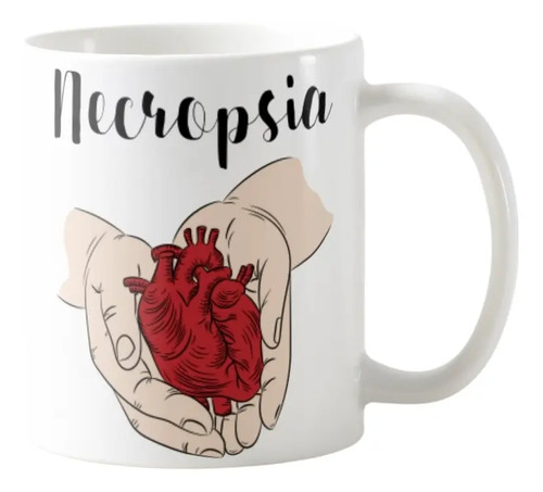 Caneca Personalizada Médico Legista com Nome Necrópsia - Profissões (Médico(a))