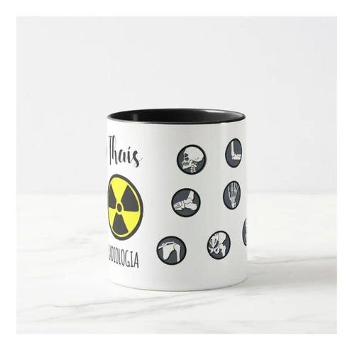 Caneca Criativa Radiologia Personalizada Radiologistas Nomes