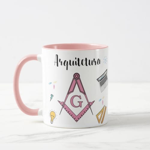Caneca Criativa de Profissão Arquitetura Presente Arquiteta
