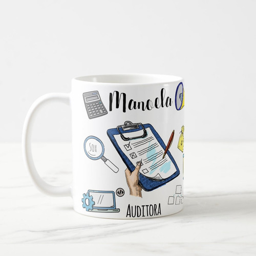 Caneca Profissão Auditoria Presente Criativo para Auditores