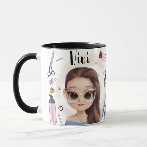 Caneca Feminina Presente Criativo Cabeleireira Personal Hair